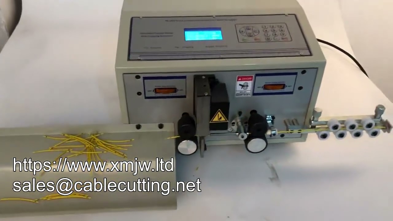 全自動電線剝皮裁切機｜高效能電纜剝線機｜工業級線材加工設備