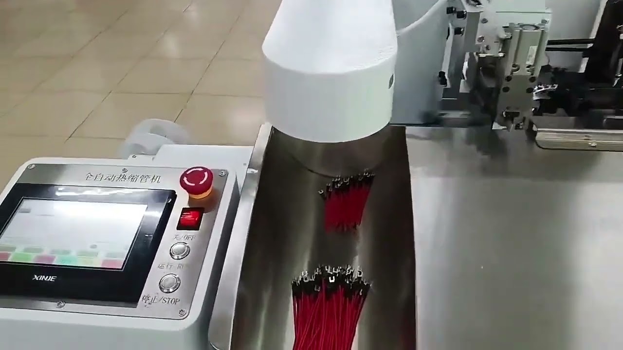 全自動熱縮套管插入與端子壓接機