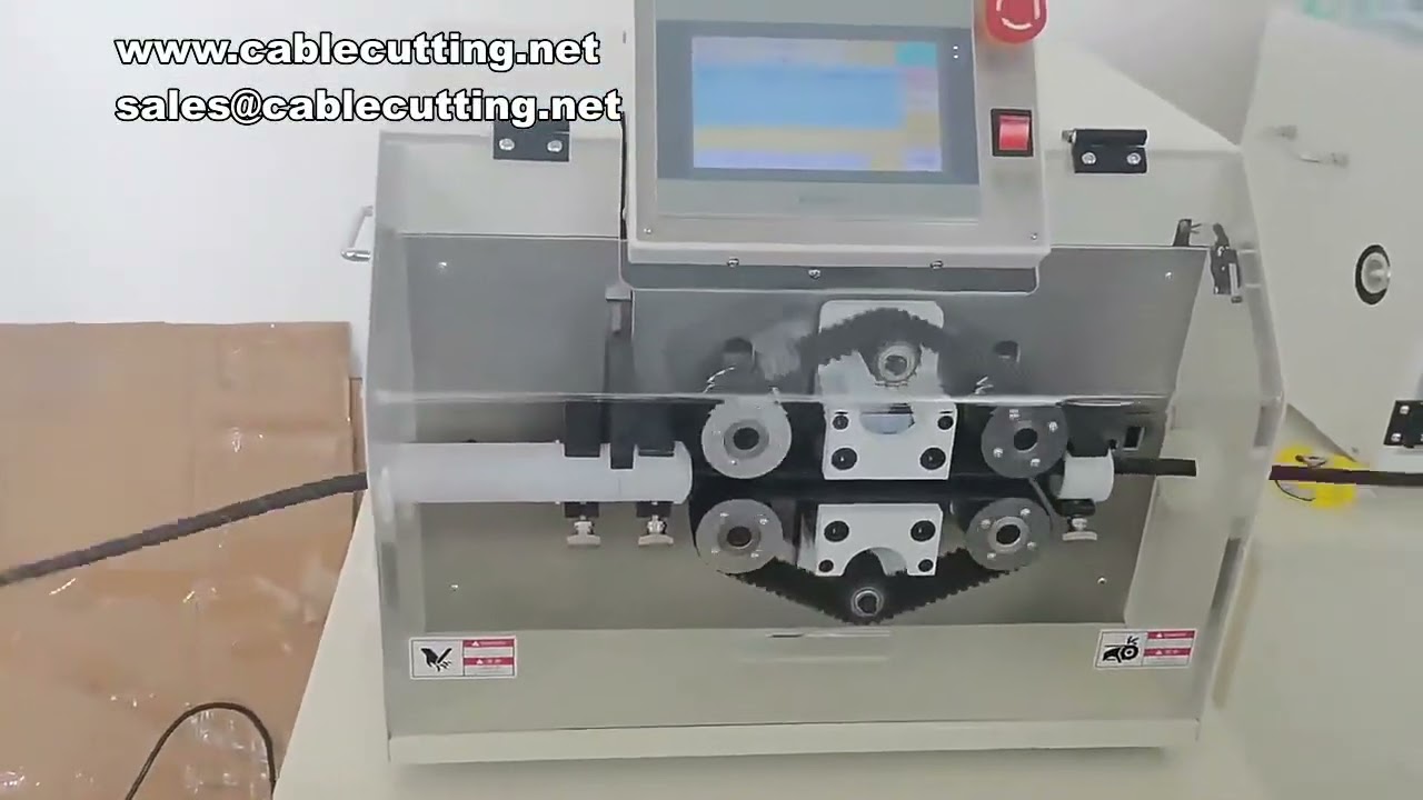波紋管切割機｜履帶送料線長穩定，切口平整微型切割設備