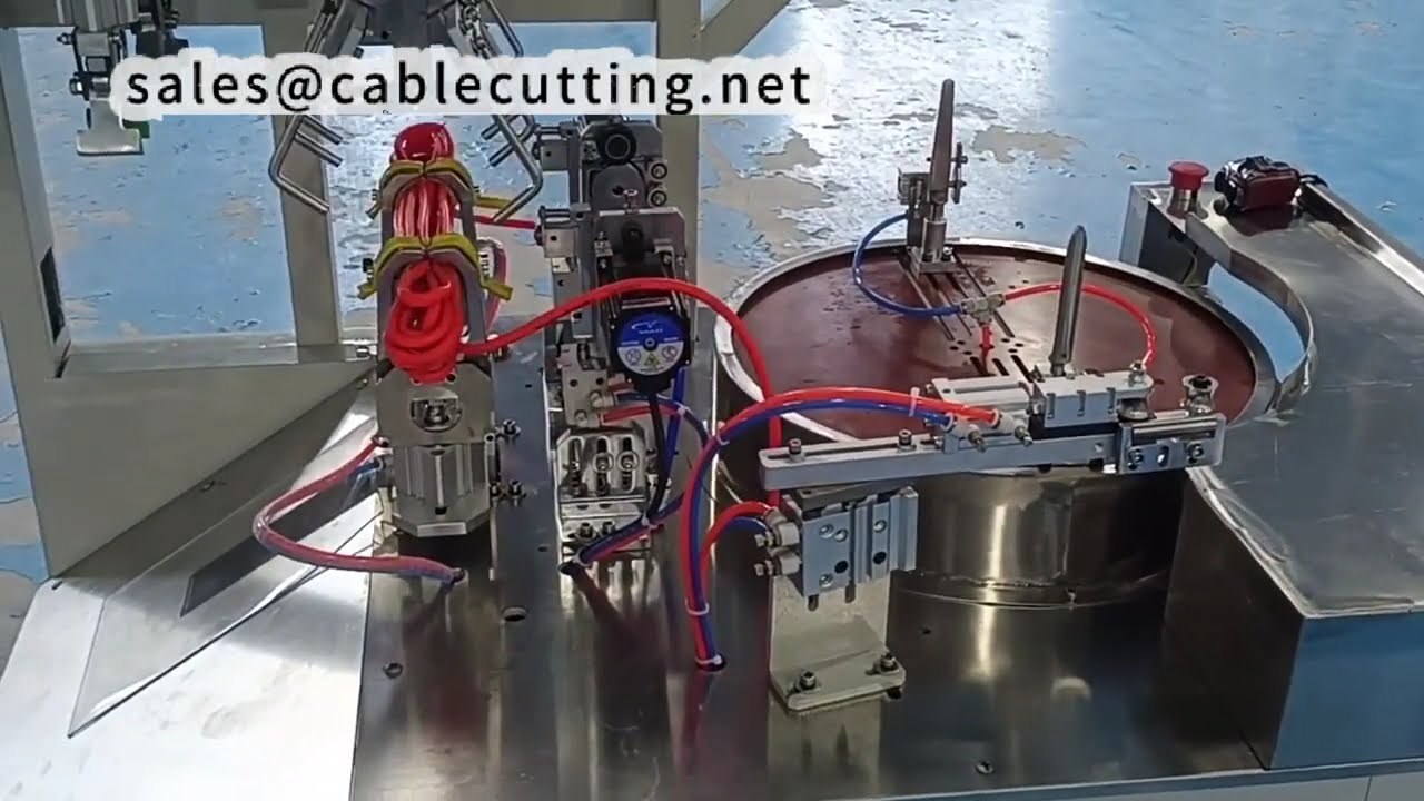 大直徑電纜自動八字雙綁紮機 | 高效工業線材綑綁設備