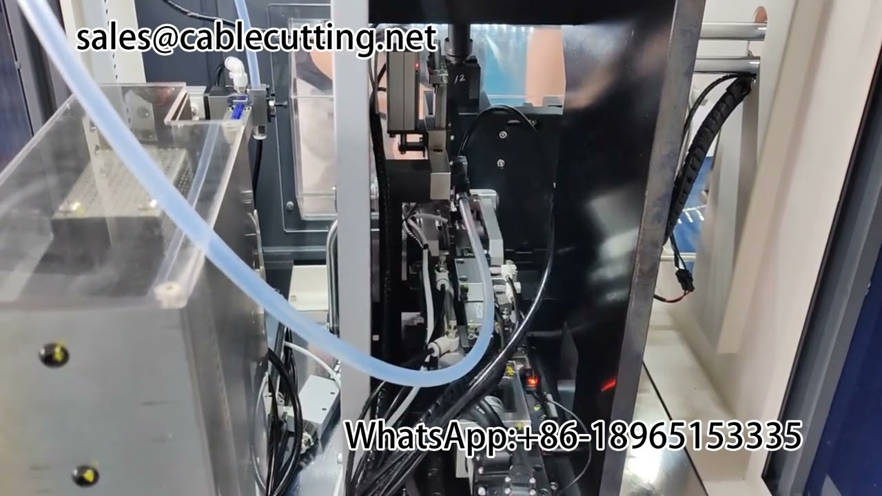 穿線防水塞剝線壓著一體機 #剝線機 #自動化線束加工