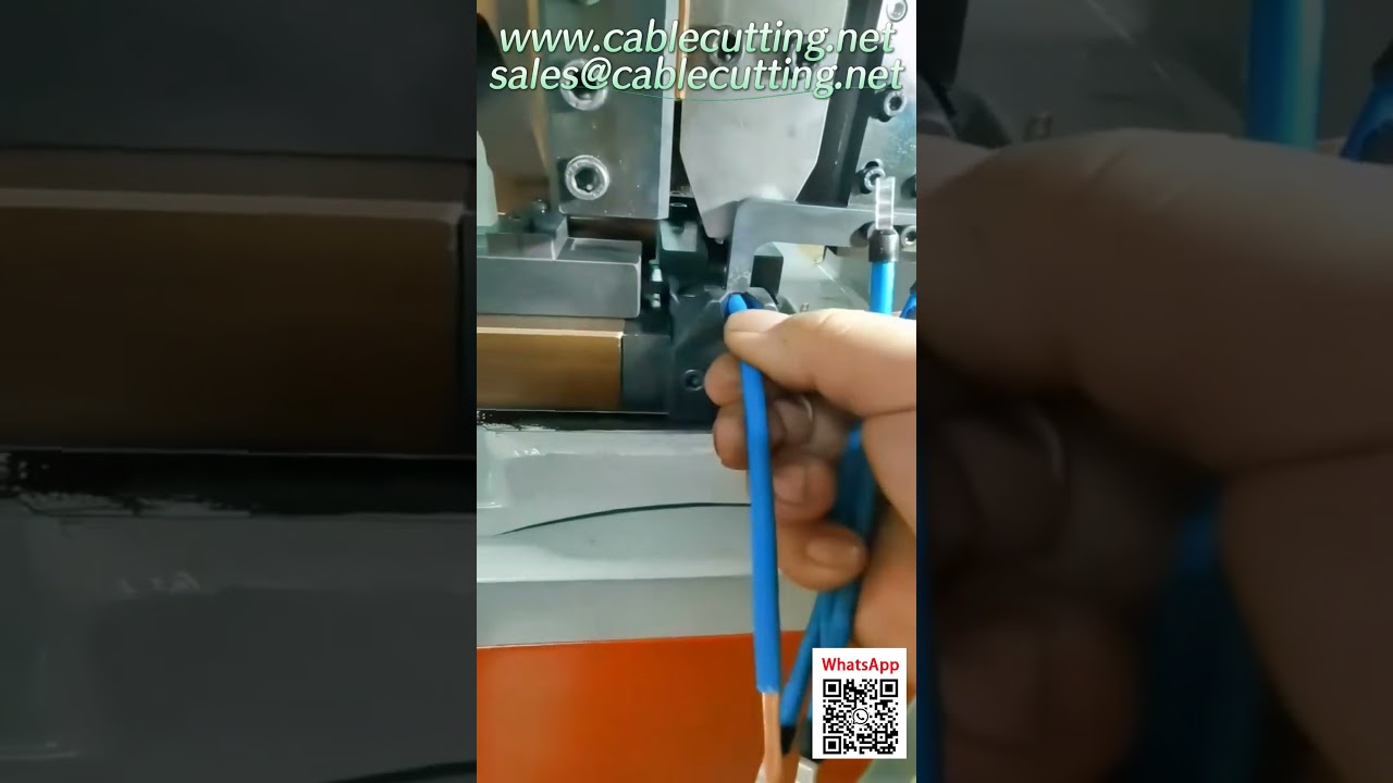 大型管狀端子壓接機搭配振動盤送料系統