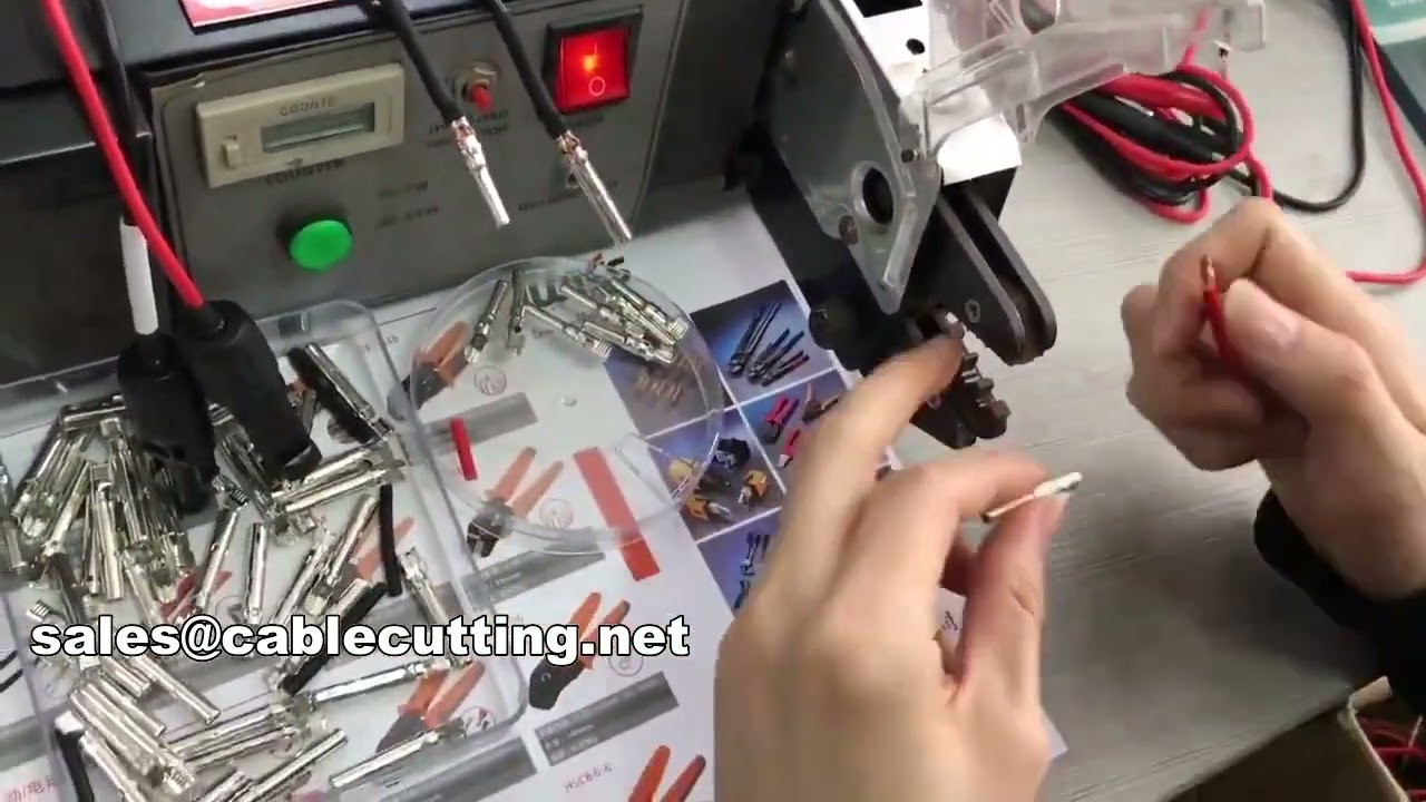 多功能端子壓接機｜適用多種端子與壓接工具，提升電線加工效率