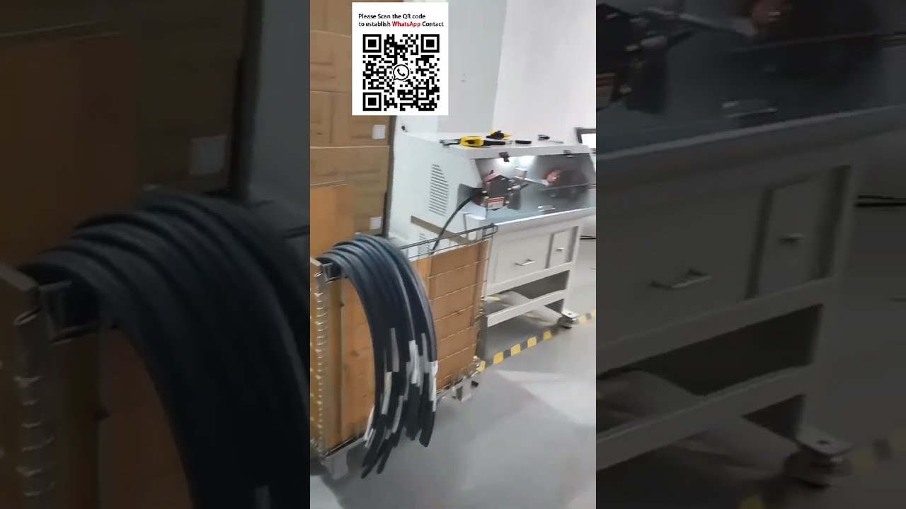 重型150mm²電動車電纜加工生產線：放線、裁切、剝皮一體化