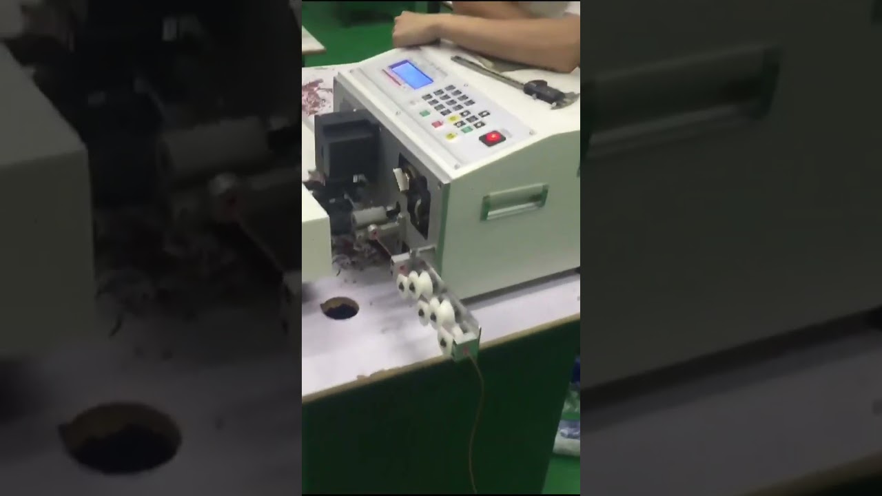 電腦線材自動裁線剝線扭線機｜高效線束加工設備