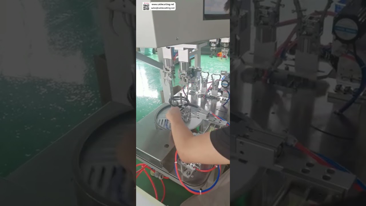 自動化HDMI線材打結機｜雙環高速綑綁，工廠調試必備工具