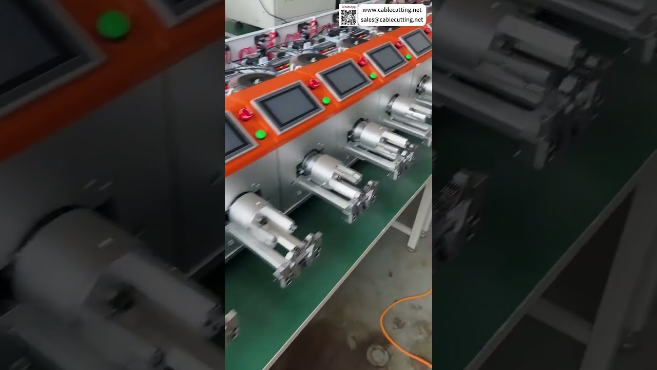 大型方形同軸剝線機｜高產能快速生產，工廠實戰演示
