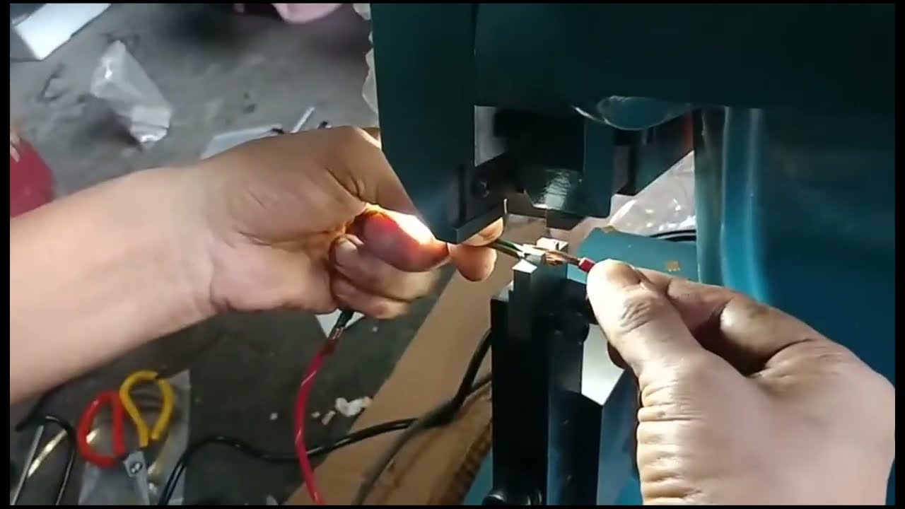 靜音自動銅帶壓接機｜大電纜接線焊接機｜端子壓著設備