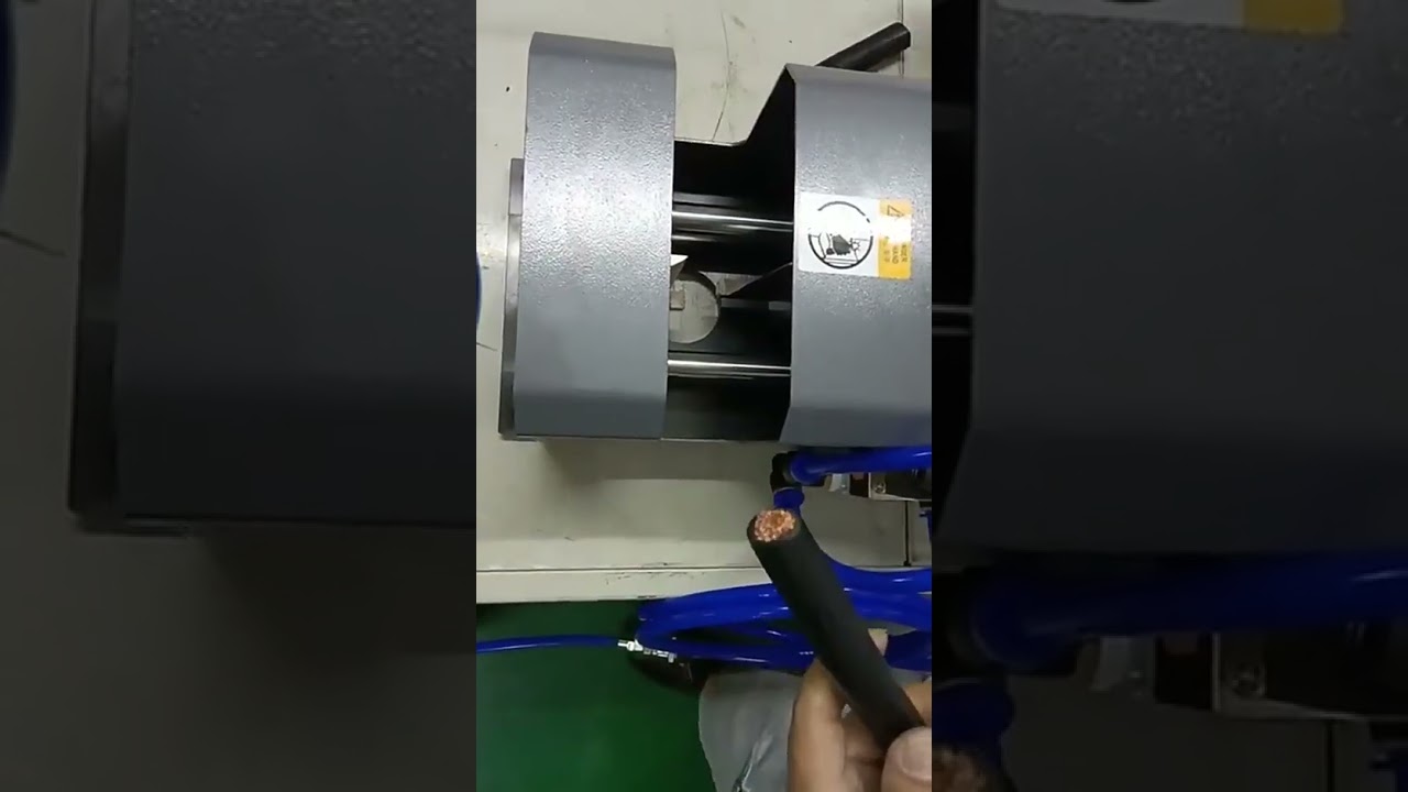 氣動網路線裁切機｜最大100平方毫米，切口平整光滑