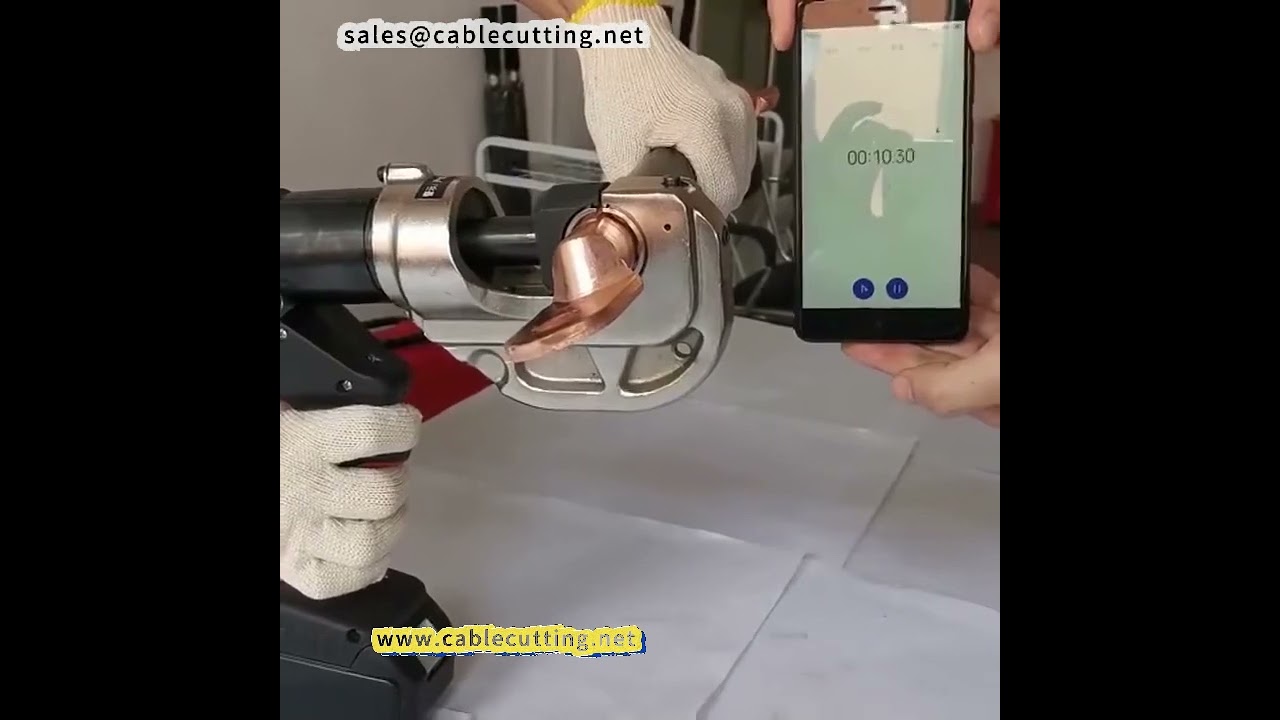 電動液壓壓接鉗｜充電式H型線夾壓接鉗｜凹槽壓接工具