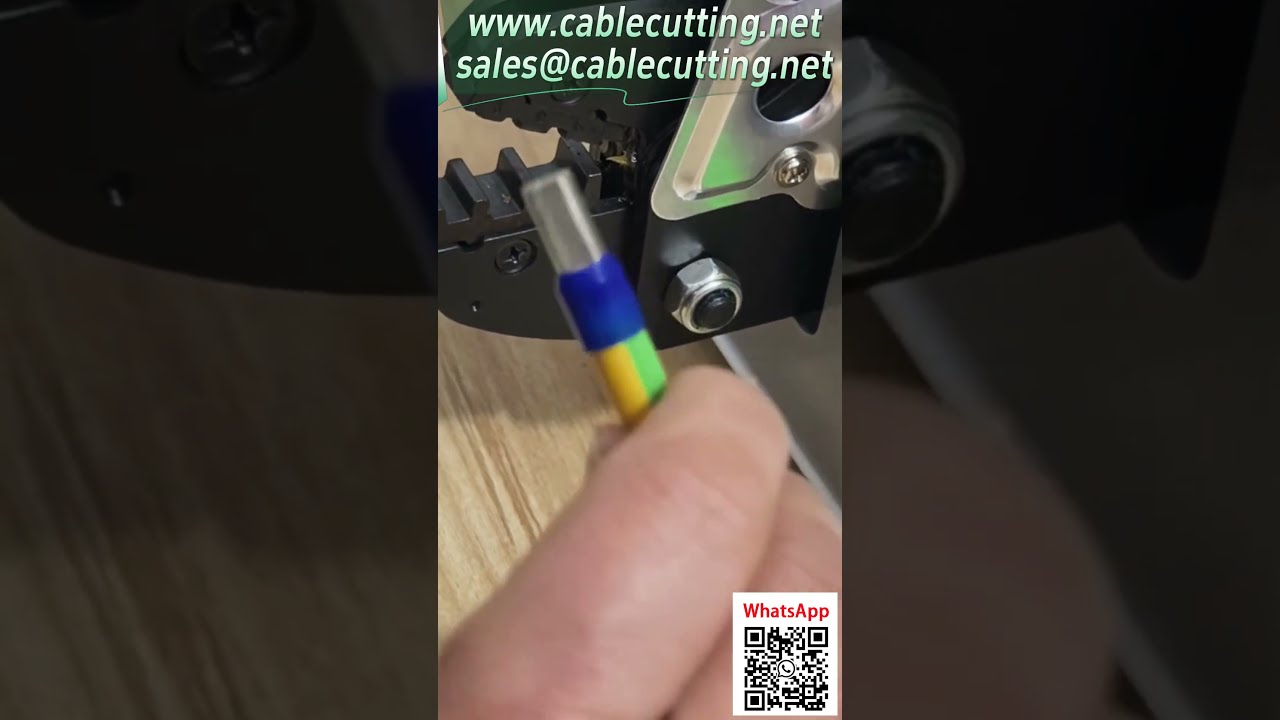 電動壓接機｜高效壓接25平方管型端子，工廠自動化必備