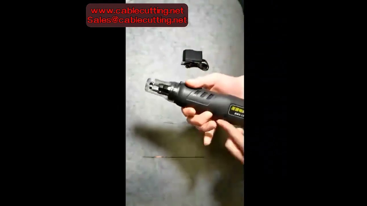 手持式電動電纜剝線機｜高效剝銅線回收利器