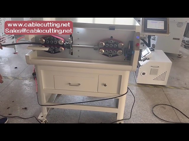 電動車線纜剝線機｜高效自動裁切剝線設備