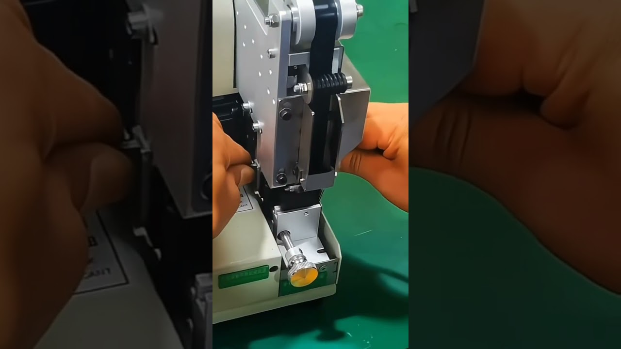 純電動推壓式點膠帶機｜附測量尺｜多語言支援｜線束包裝設備