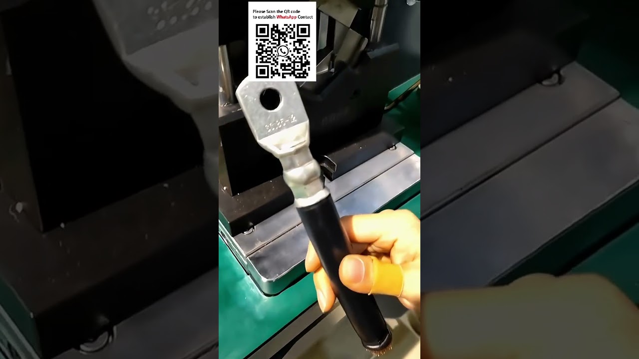 電動車端子壓接機｜快速更換六角型壓接模具 #伺服壓接機