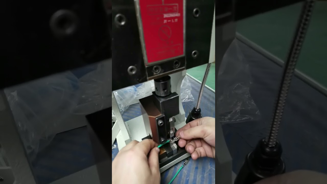 1.5噸靜音端子機 + 1104單粒模具 客戶打樣實測｜線束加工設備