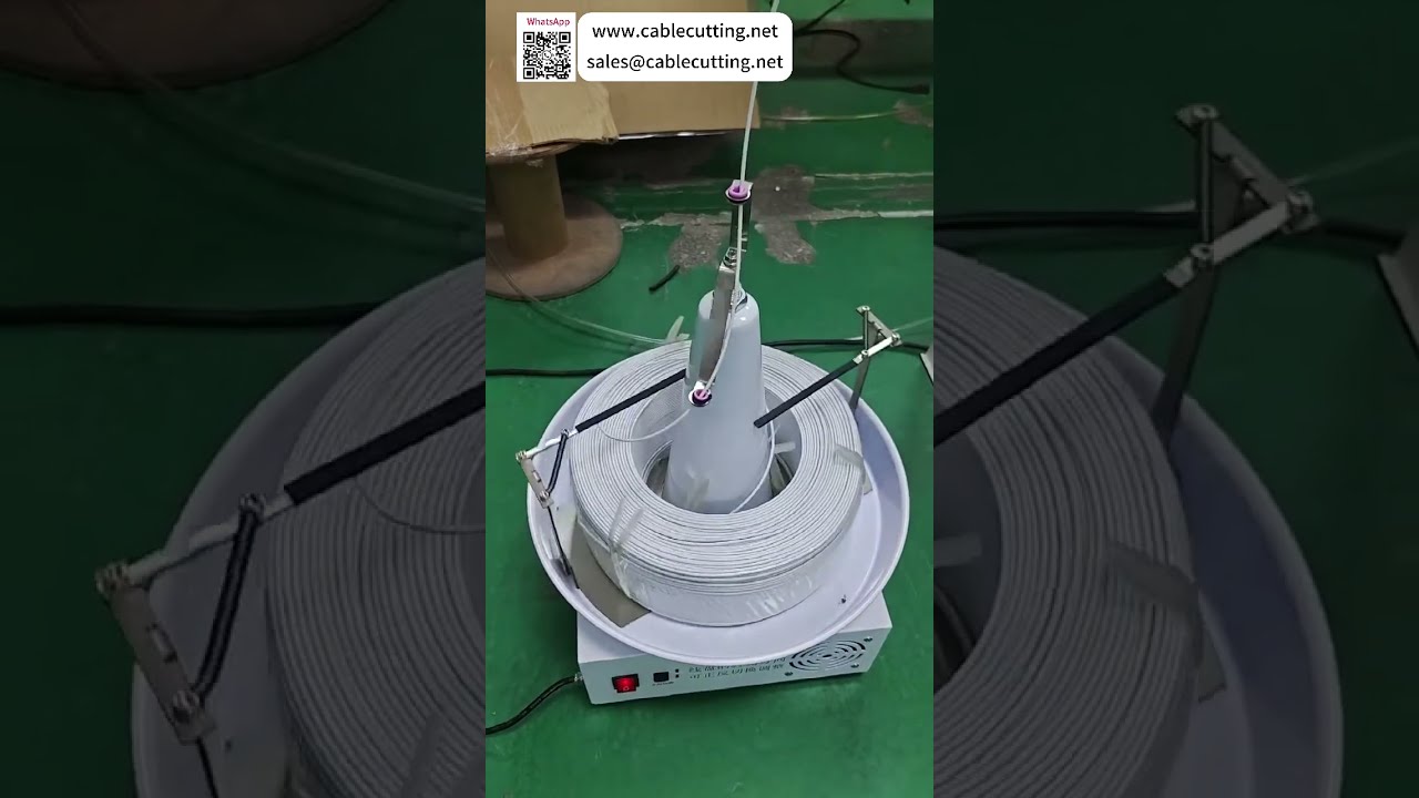 感應式電纜放線盤附導桿，專為解決電線纏繞與打結問題而設計，提升作業效率與安全性