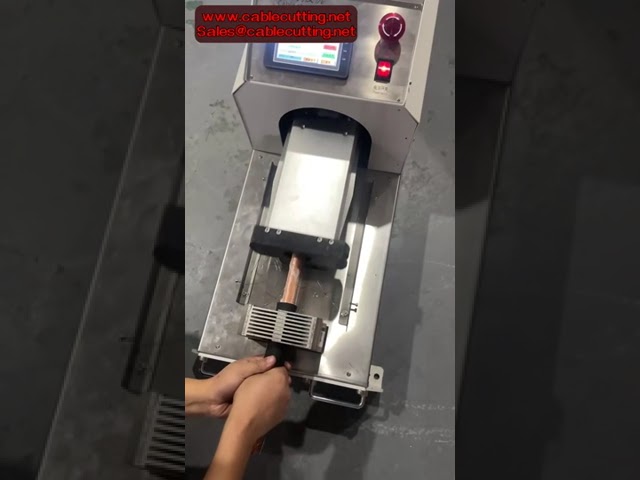 旋轉刀頭電纜剝線機 | 自動化線材加工設備