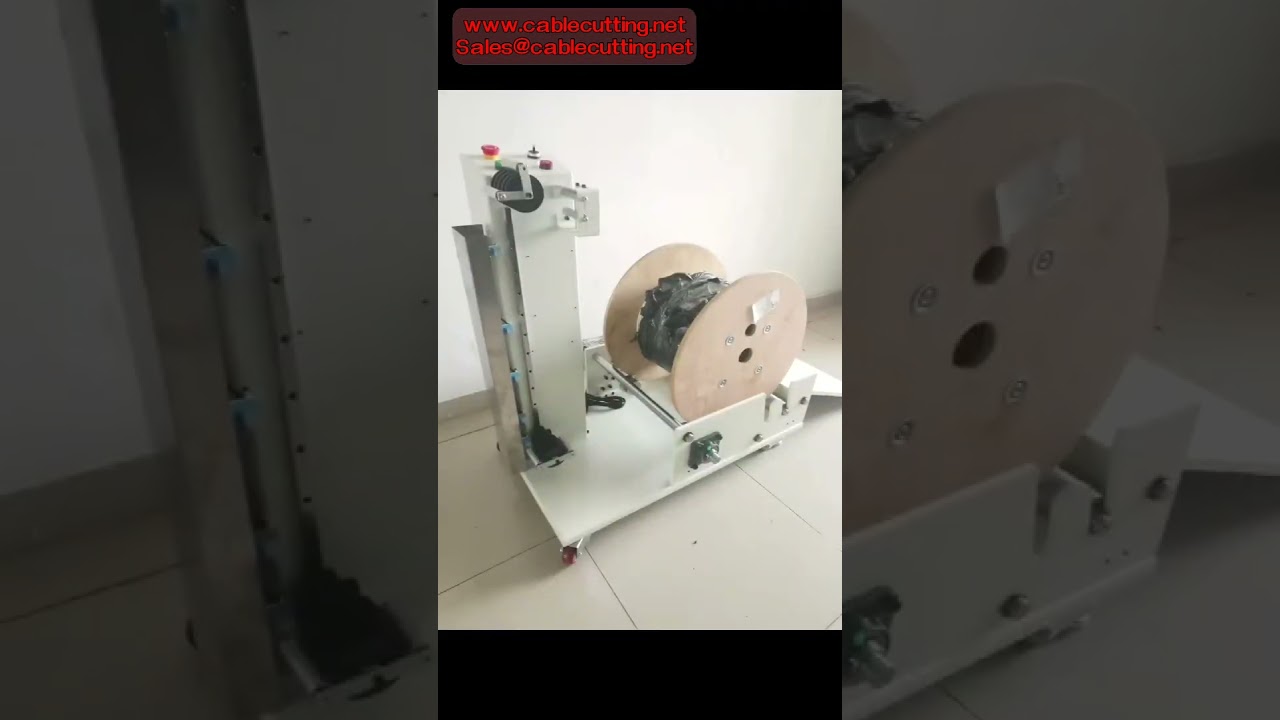 自動電纜捲筒送線機｜100KG高效能電線送料設備