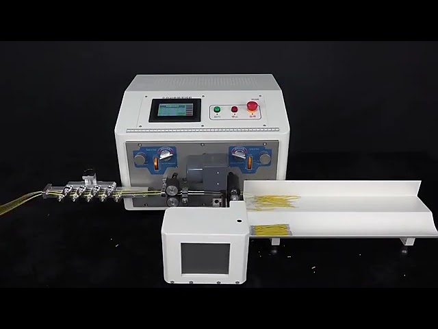 【0.1-6mm²】全自動雙線剝線扭線機 806N｜觸控螢幕電纜加工設備