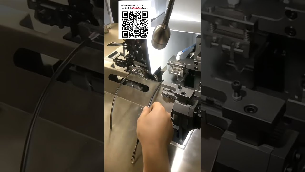 全自動外被剝線壓著機｜多芯線一次完成外內剝線與壓接