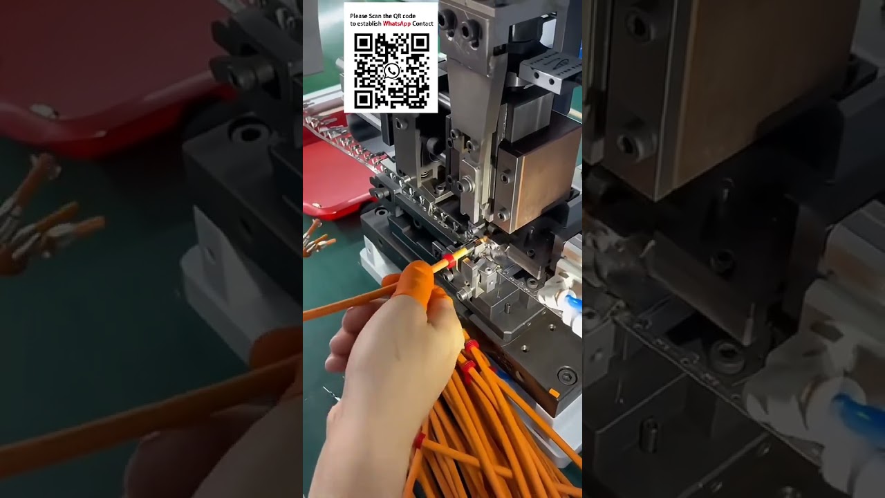 新能源電動車線束剝線壓接機｜高效自動化端子壓接設備 #端子壓接機