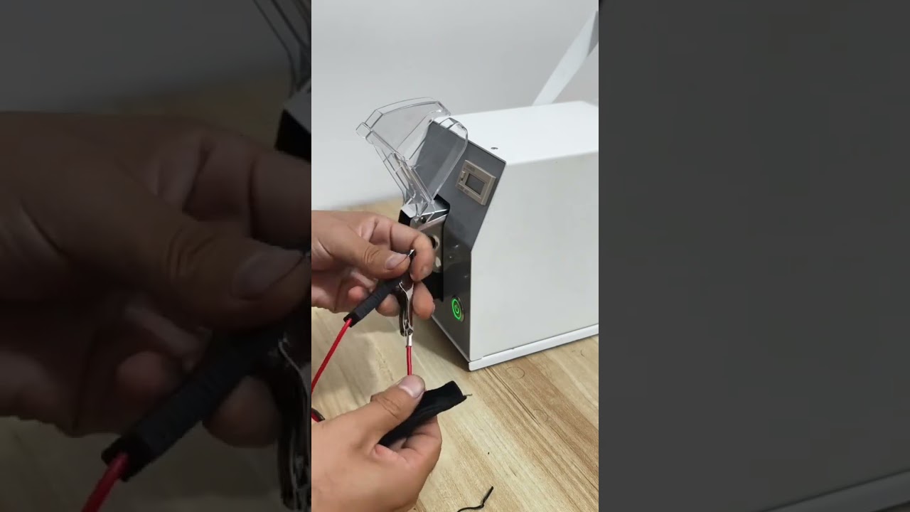氣動壓接機實測：鱷魚夾端子壓接測試 #工廠 #機械