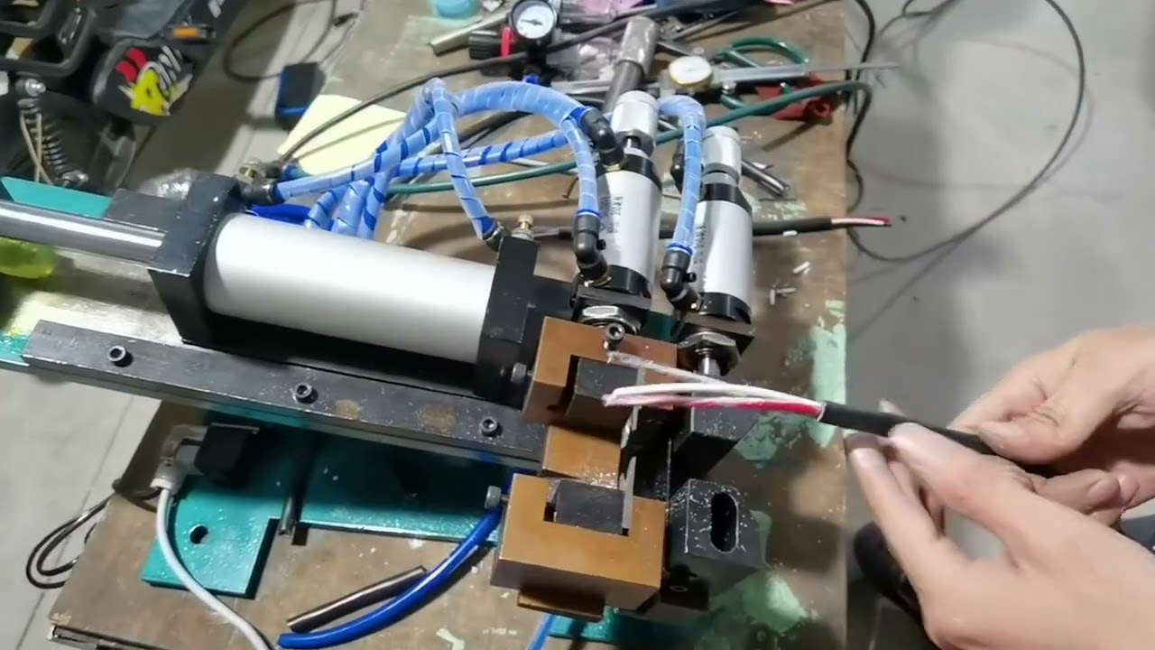 氣動與電動剝線機｜高效自動化線纜加工設備