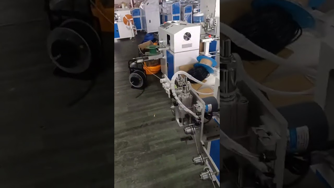 【工廠直擊】同軸RF電纜自動分揀、裁切與盤線機｜高效產線自動化設備