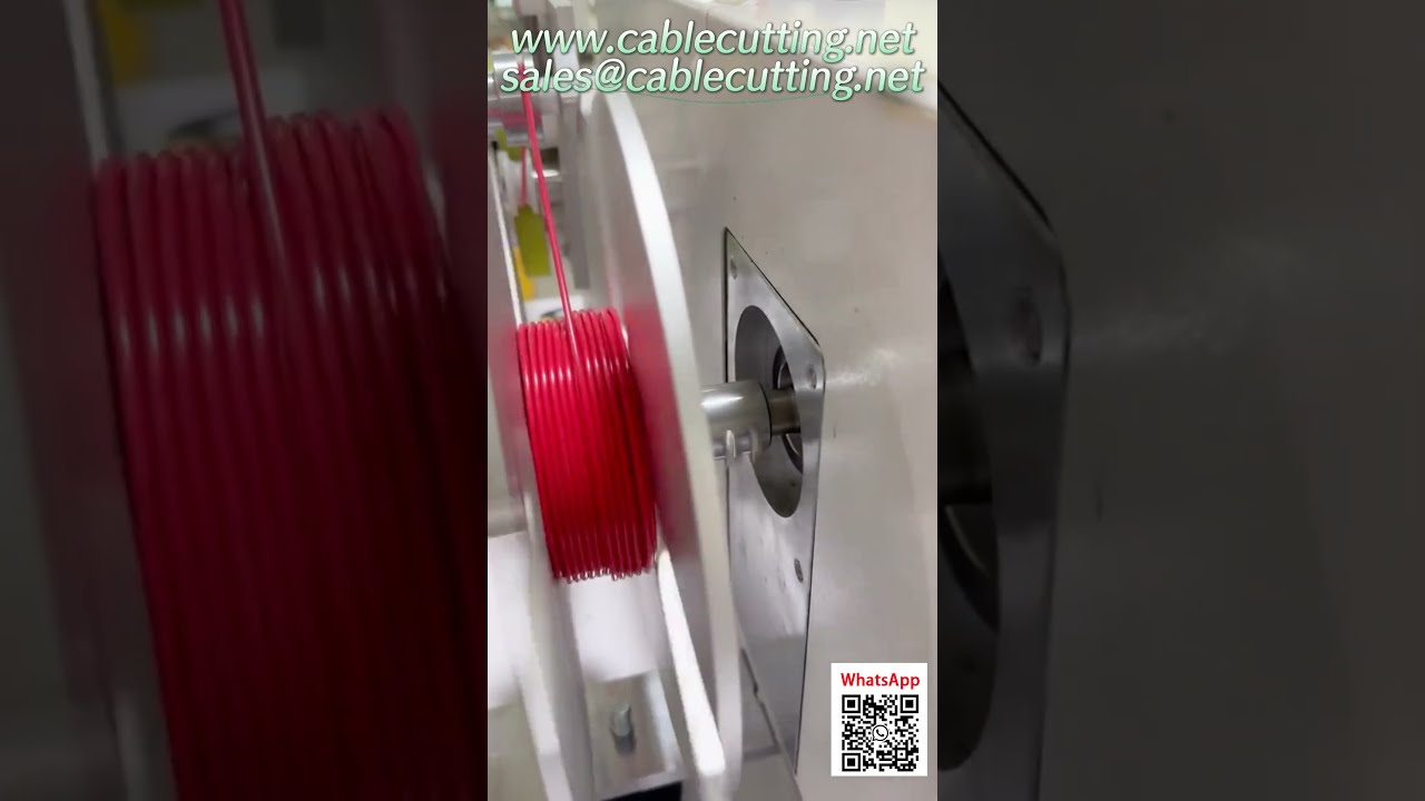 自動電纜繞線機｜精準計米裁切，提升產線效率