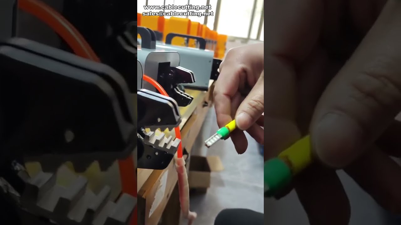 客製化氣壓式壓接機｜寬管端子專用｜強化標記辨識 #工廠 #機械