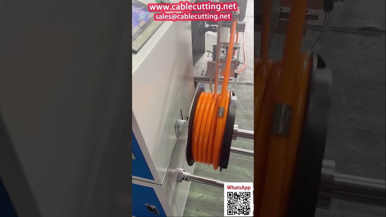高壓軟管專用客製化纏繞計數機｜自動化纏繞與精準計數