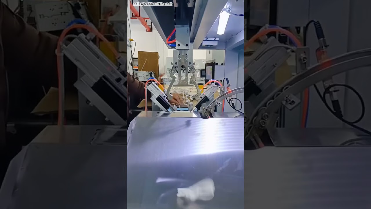 自動矽膠環插入機｜63公分線束綑紮機 高效自動化展示
