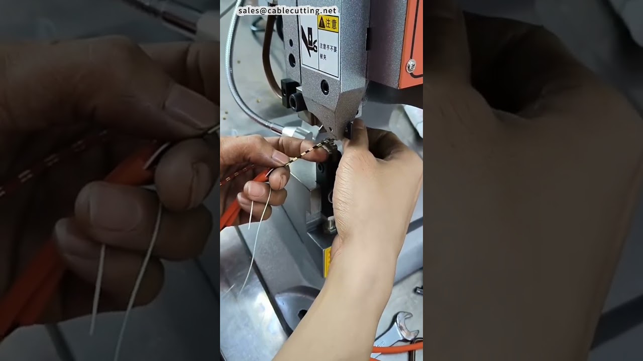 三合一數據線銅管壓接機｜省時省力自動化線材加工設備