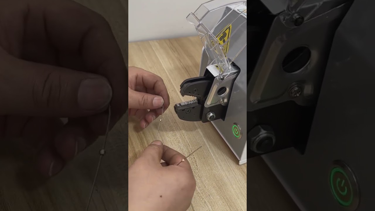 多功能電動端子壓接機｜客製化模具，專用於特殊金屬球壓接 #工廠設備