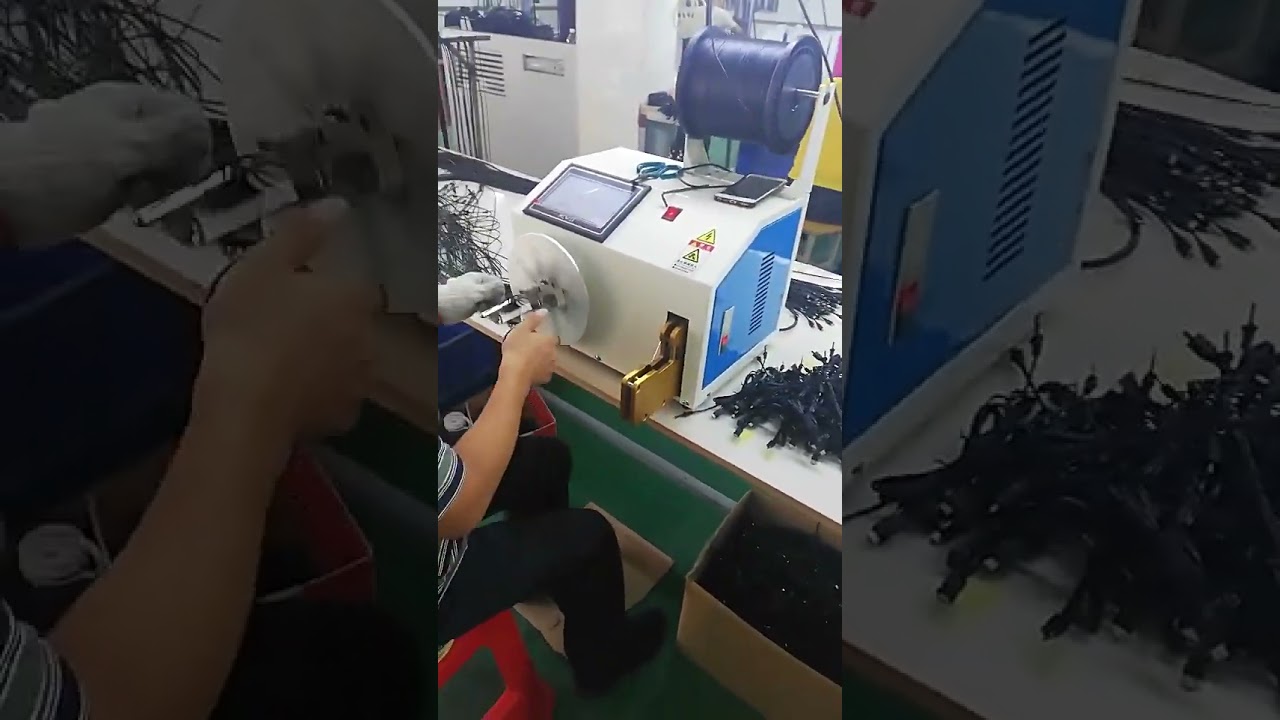 熱銷自動電纜繞線與捆紮機｜高效電線盤繞設備