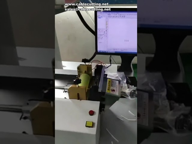 雷射打字切管機｜熱縮套管切割編碼設備｜自動化線束加工