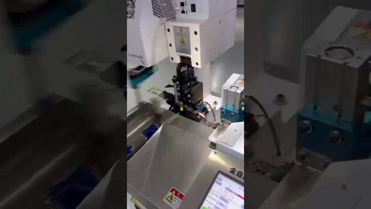 全自動雙面電線裁切剝線壓著機｜端子壓接機