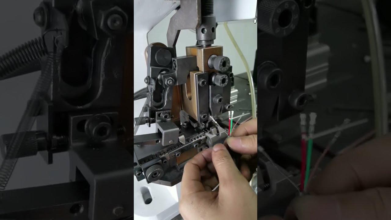 全自動連續剝線壓端子機｜剝皮、壓接一體機，提升產線效率 #工廠設備