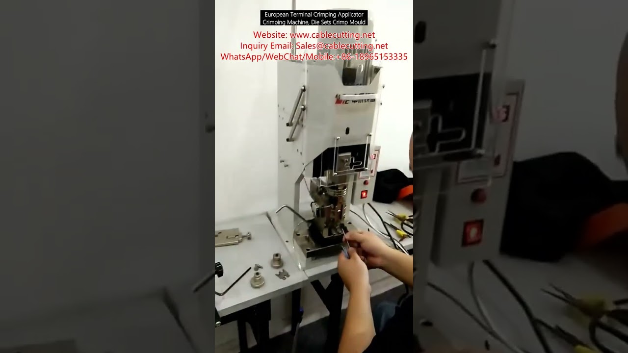 歐洲端子壓接機｜精密模具組與壓接模具，自動化線束加工首選