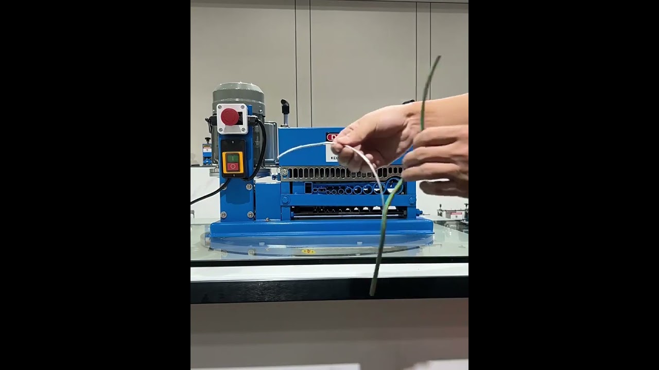 【高效剝線神器】750W 10刀自動電動廢銅線剝皮機，適用1-38mm電纜