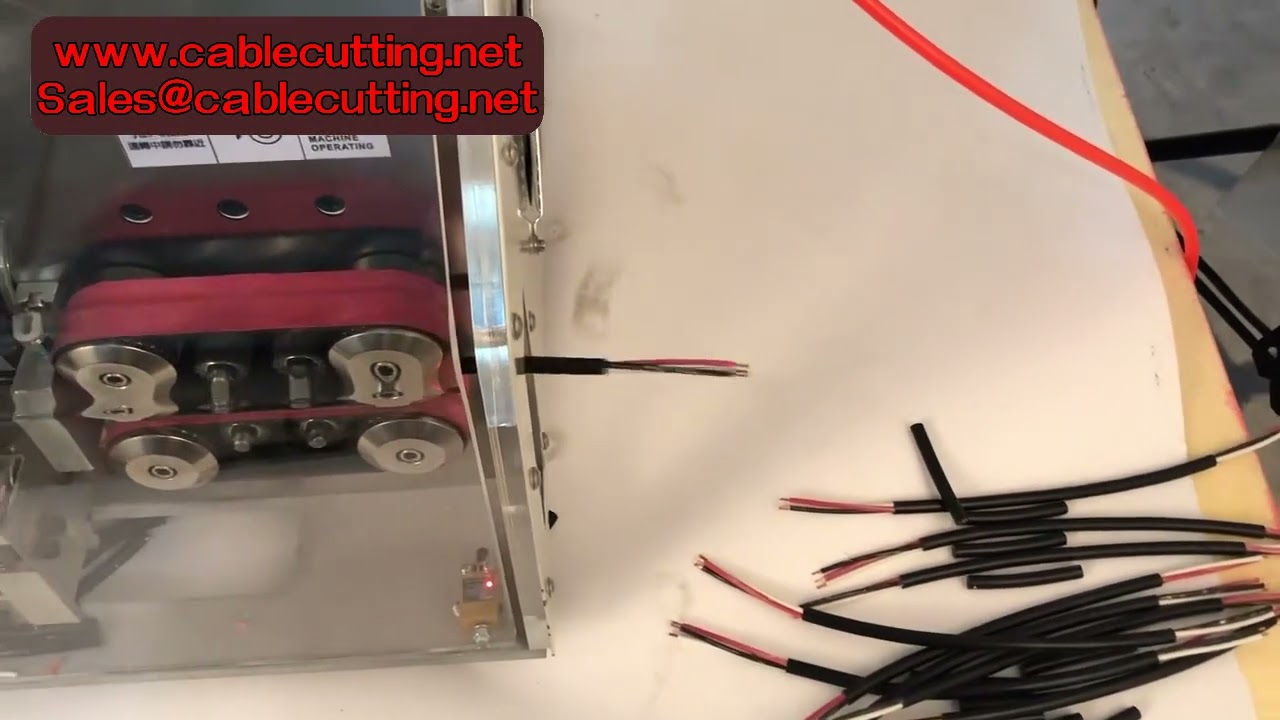 觸控式自動剝線機｜電腦線材剝皮裁切設備｜高效工廠自動化工具