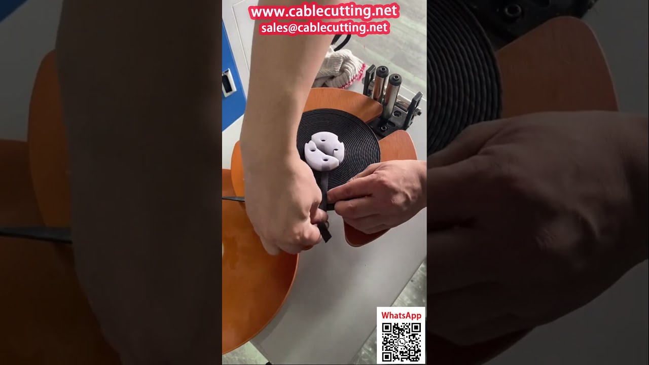 扁平線材自動盤繞機｜網路線、HDMI、電源線高效包裝解決方案