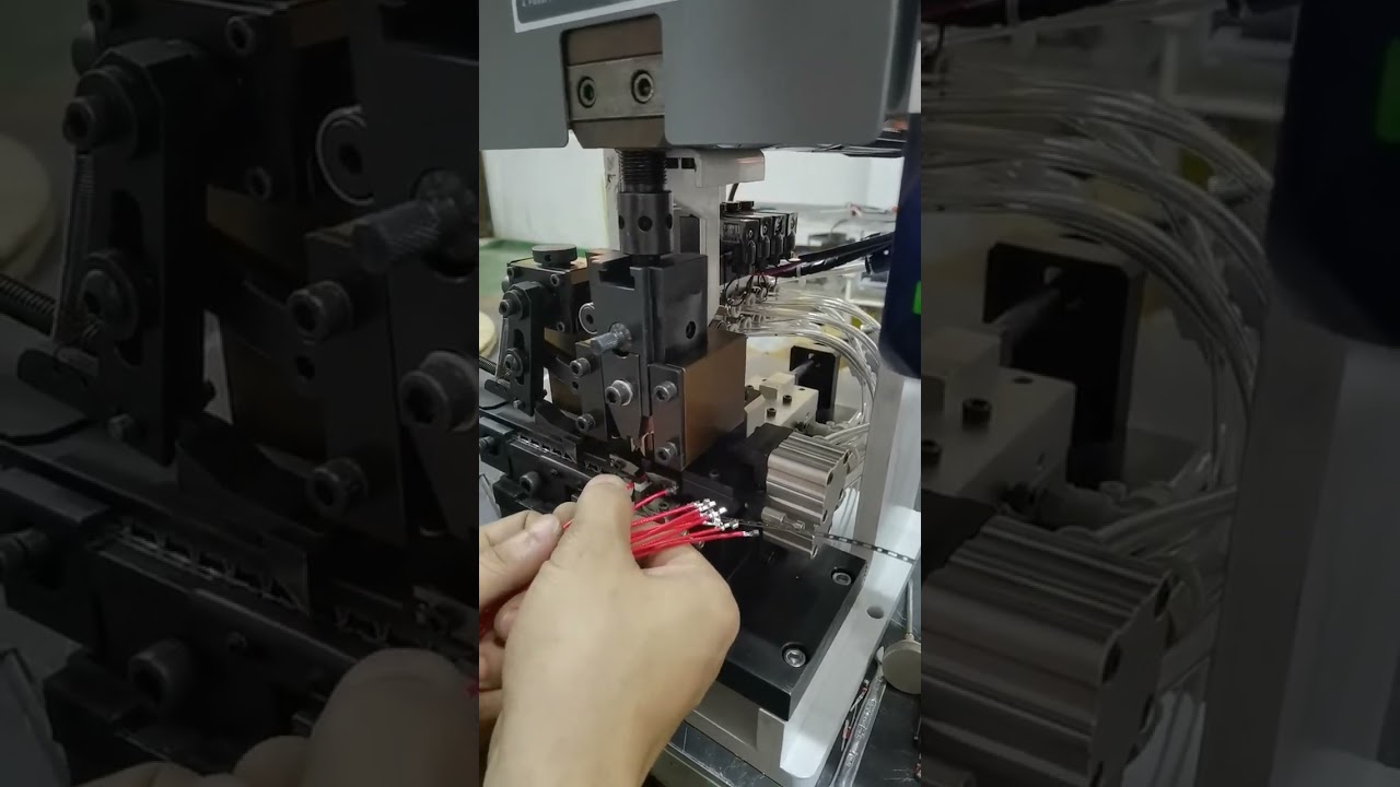 剝線壓接一體機｜高效自動化神器！工廠必備設備 #工廠 #機械