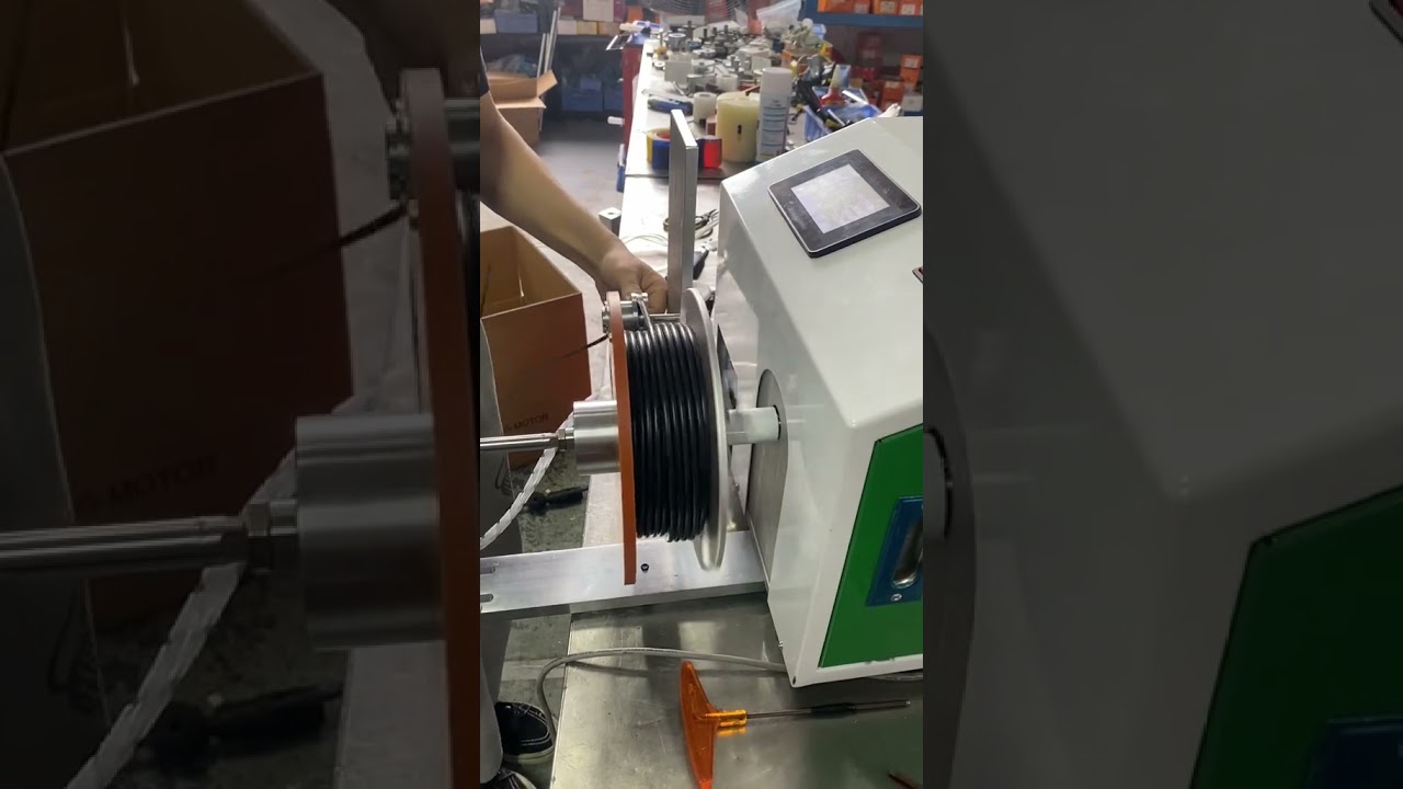 電源線自動分類繞線機｜高效線材包裝自動化解決方案