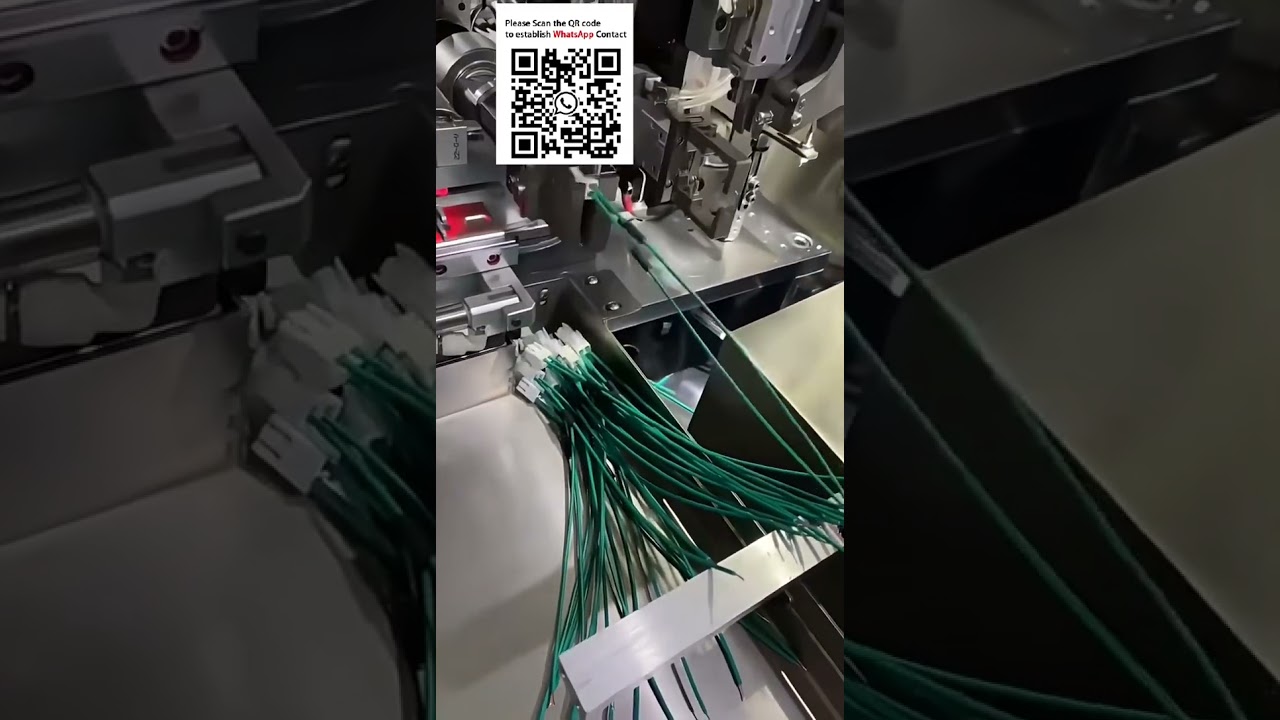 全自動線材加工機：裁切、剝線、壓接、插殼、沾錫、熱縮管、印字一次搞定