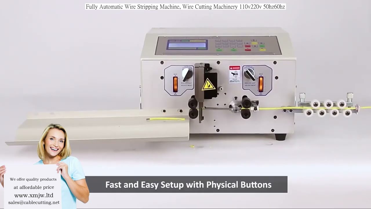 全自動剝線機｜電線裁切機 110V/220V 50Hz/60Hz 高效工業級線材加工設備
