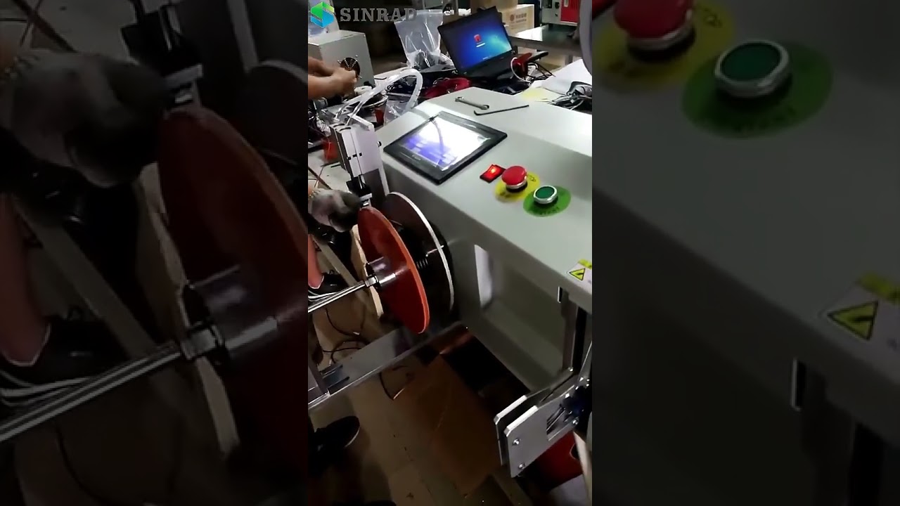 桌上型多功能線束自動裁線剝線機 SR-1100｜電線測量、裁切與繞線一體機