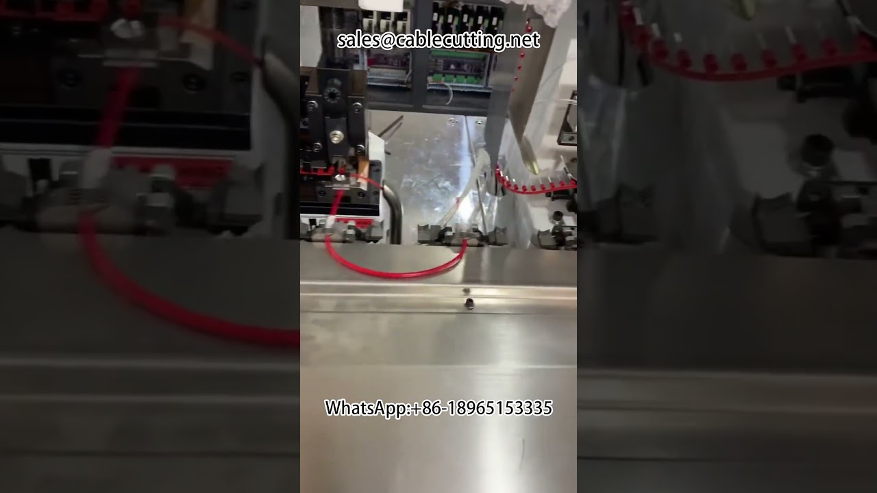全自動雙頭端子壓著機｜熱縮管雷射雕刻線束加工設備