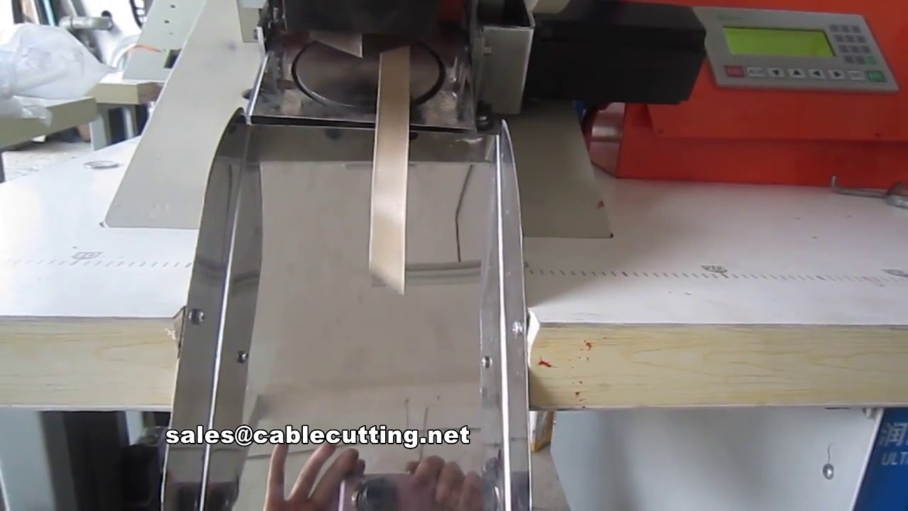 超音波裁切機｜45度斜角精準切割緞帶與聚酯絲帶｜多種形狀應用